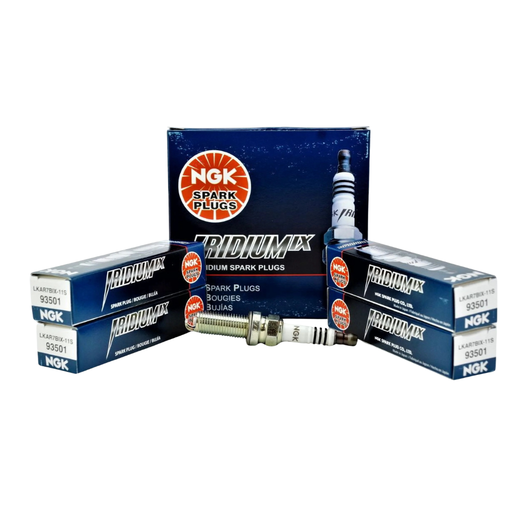 Acura Honda Mazda NGK IX Iridium Spark Plug 93501 LKAR7BIX11S (Pack of 4)
