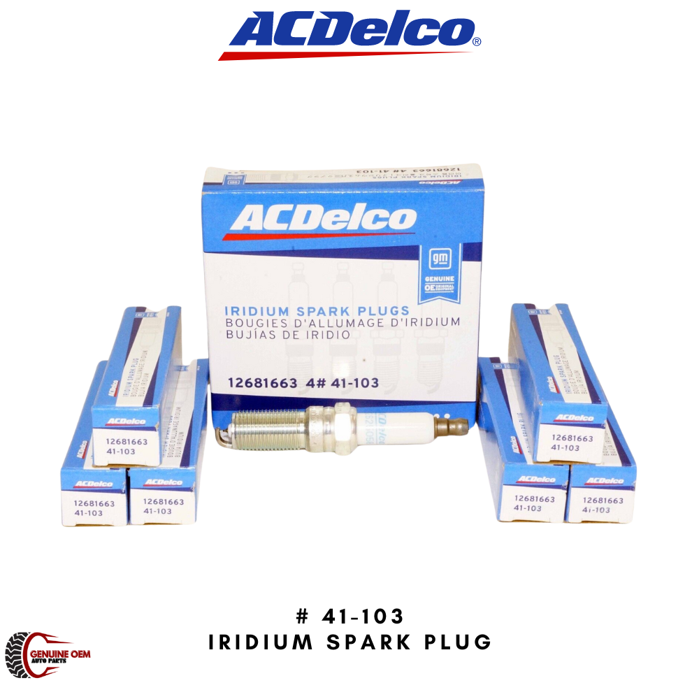 ACDelco 41-103 Iridium Spark Plug (Pack of 6)