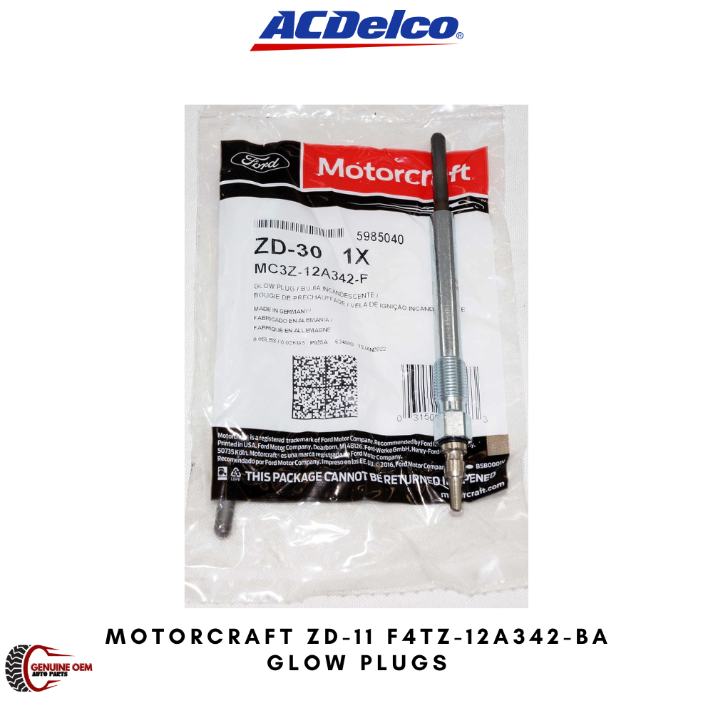 Motorcraft ZD-11 Glow Plugs (Pack of 8)