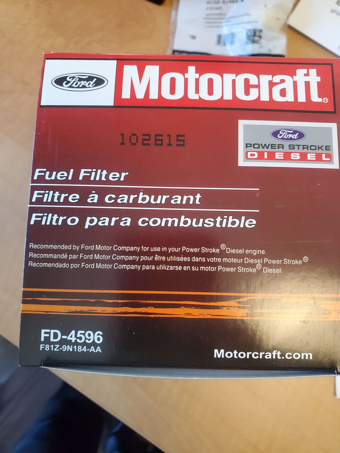 Motorcraft FD4595 Fuel Filter