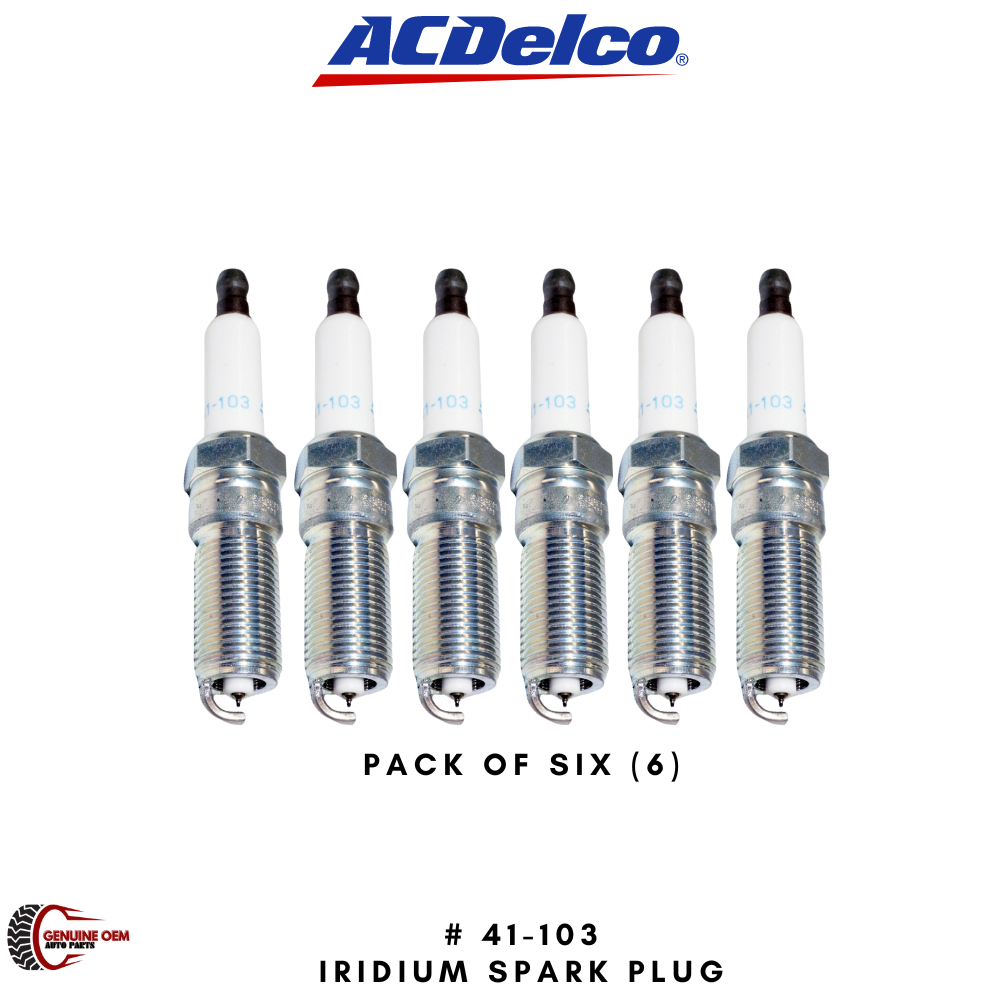 ACDelco 41-103 Iridium Spark Plug (Pack of 6)