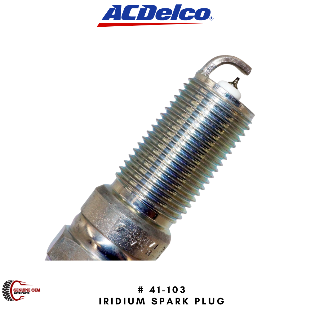 ACDelco 41-103 Iridium Spark Plug (Pack of 6) – Genuine OEM Auto Parts