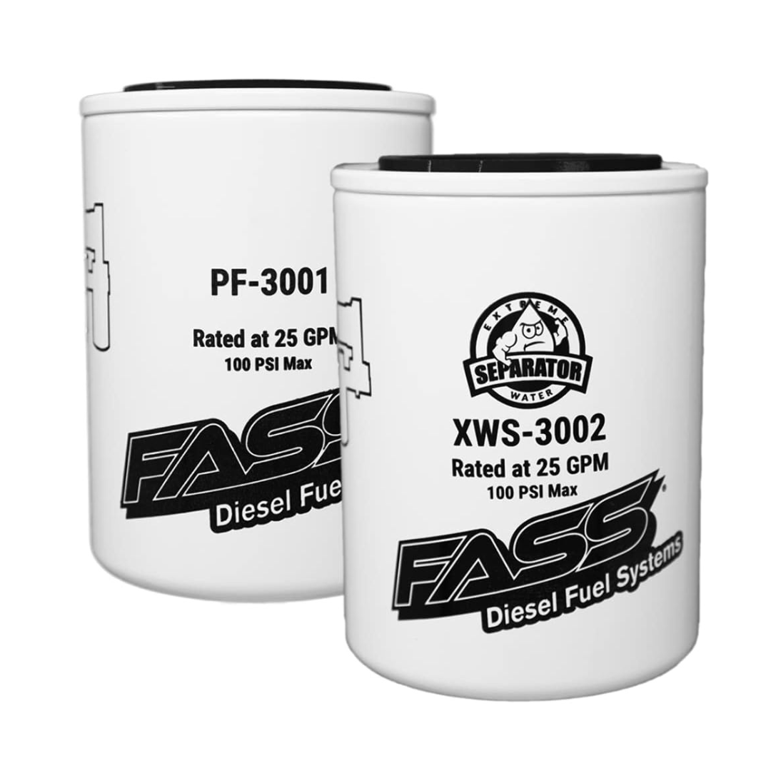 FASS Titanium Series XWS3002 PF3001  Fuel Filter Pack