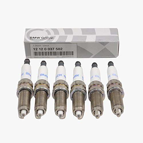 BMW Spark Plugs Plug Set High Power Genuine Original 12120037582 (6pcs)