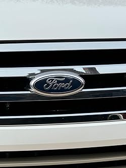 Ford AA8Z-9942528-A Nameplate DARK BLUE, 9 x 3.5 INCHES