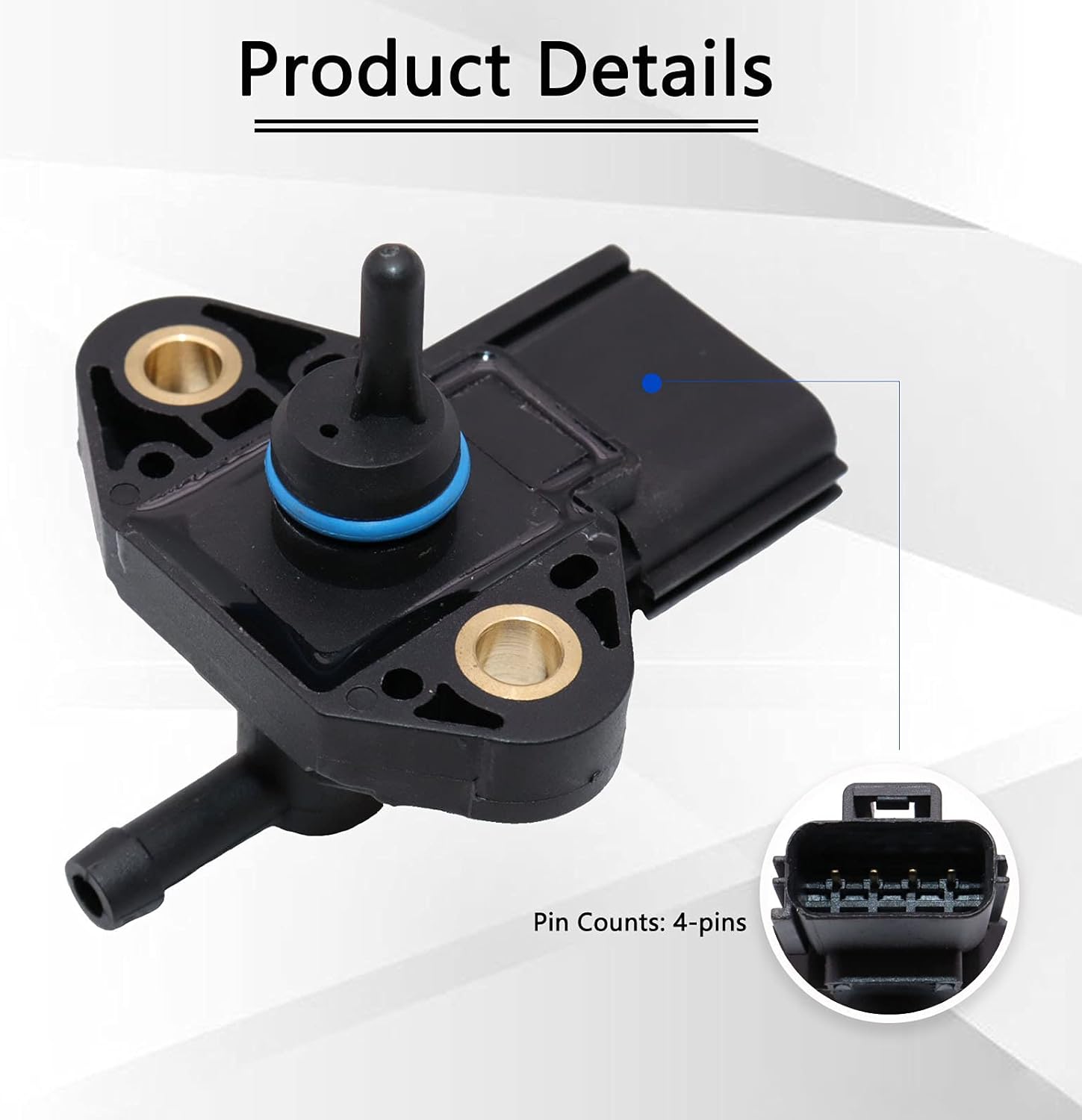 FPS5 Fuel Injection Pressure Sensor 3F2Z9G756AC For Ford F150 F250 F350 F450 E150 E250 E350 Super Duty