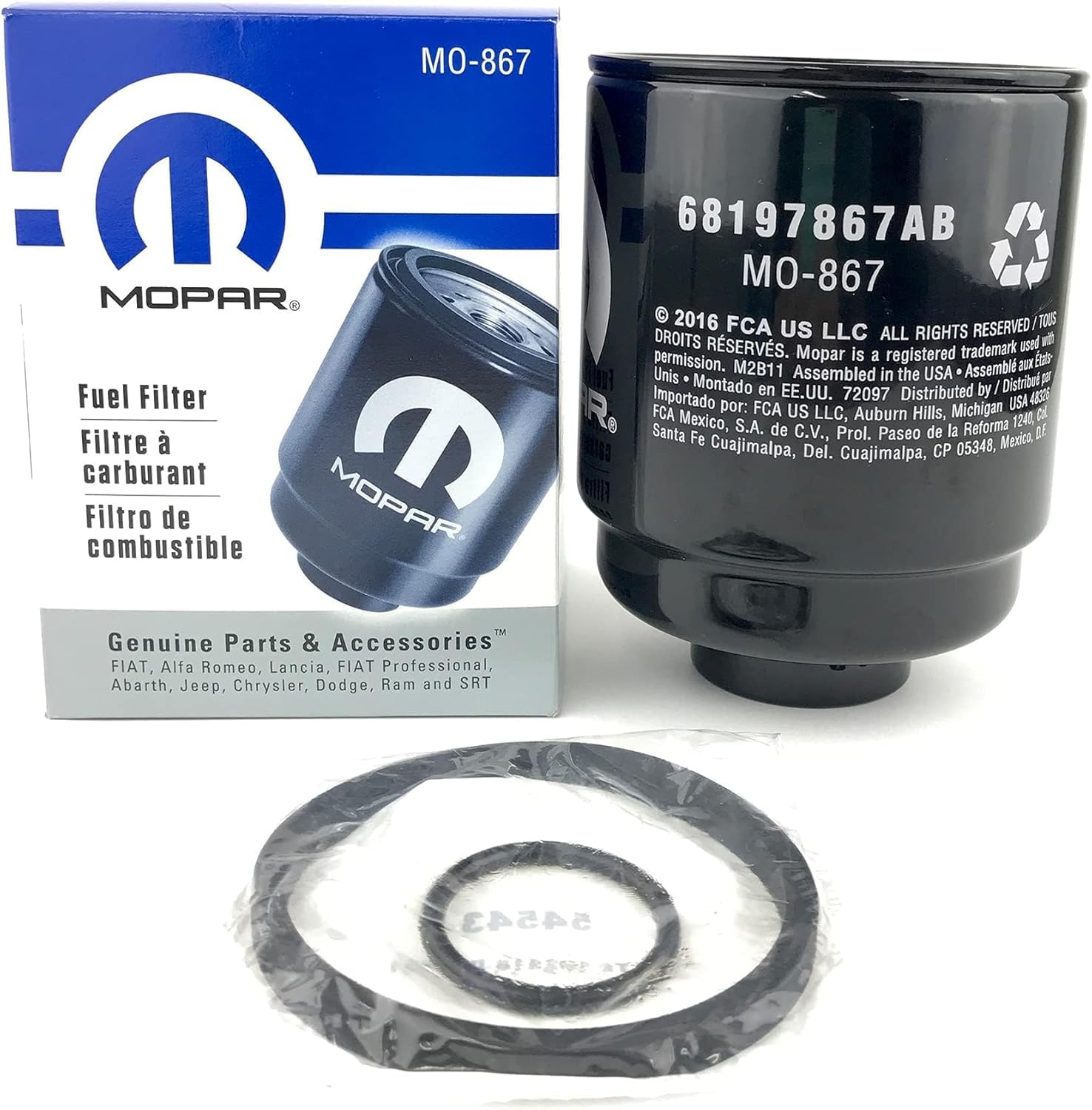 Mopar Fuel Filter For 6.7 cummins 68197867AB