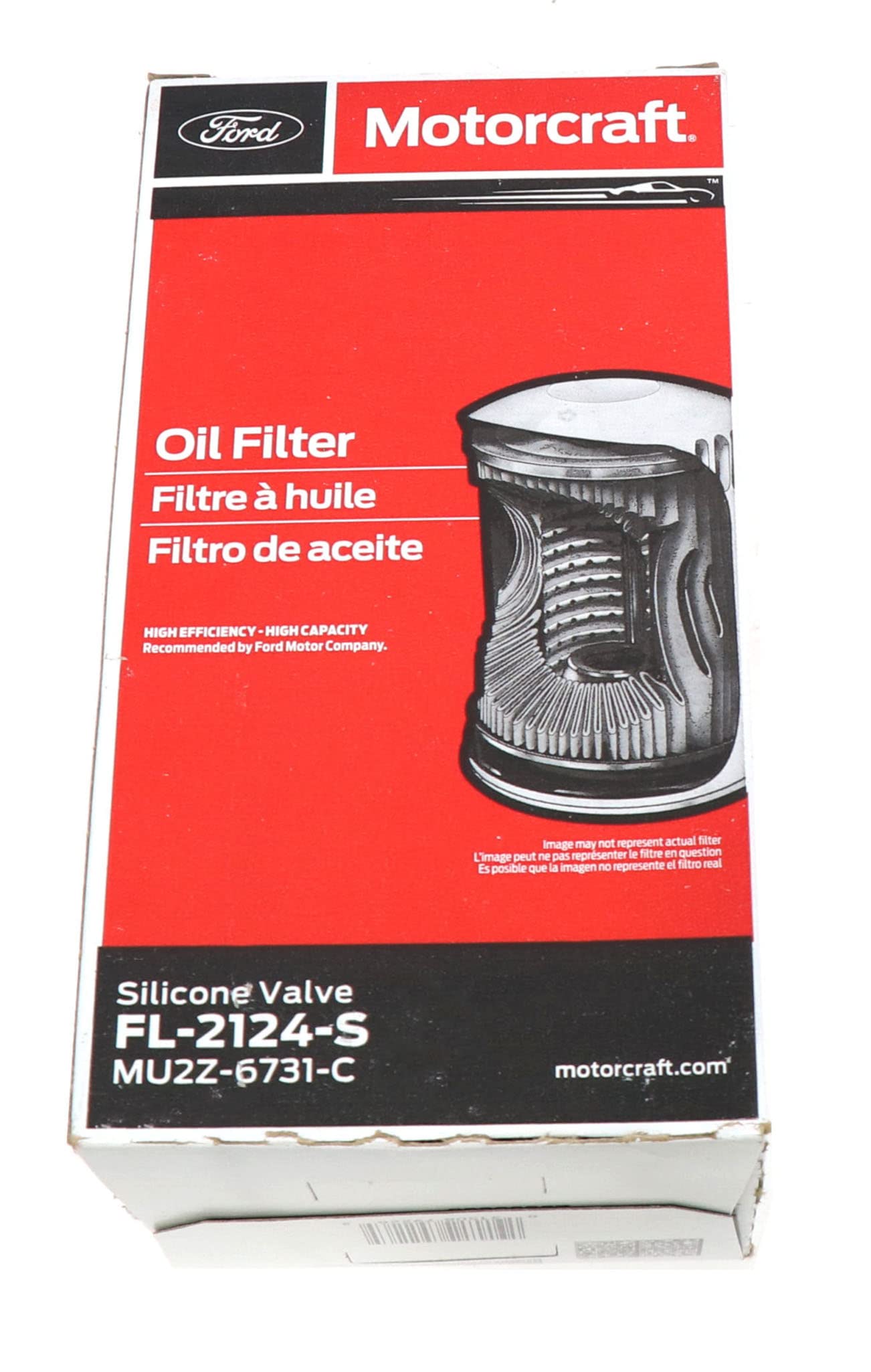 Motorcraft FL2124S Oil Filter OEM, Pack of 12