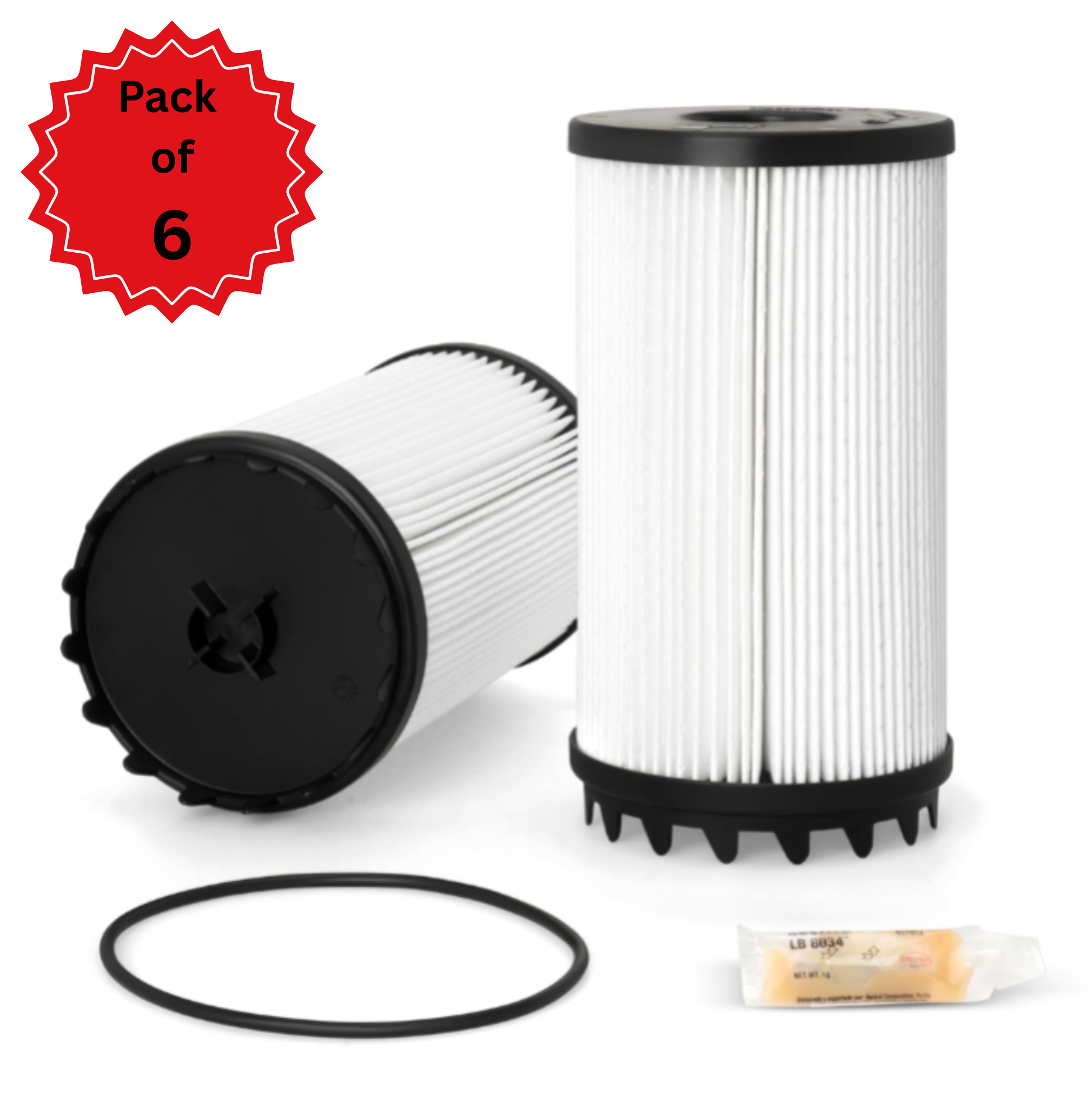 Fleetguard FS20172 Fuel Water Separator Cartridge Filter (Pack of 6)