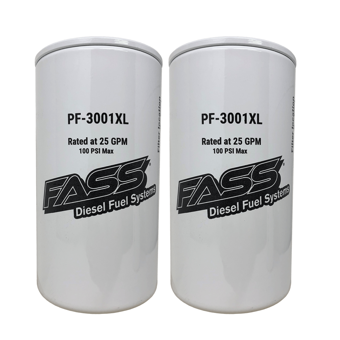 FASS PF-3001XL 3-micron diesel fuel filter for Titanium Series systems