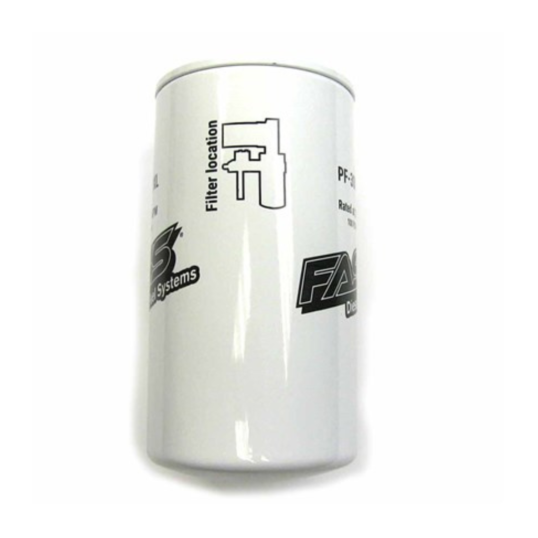 FASS PF-3001XL filter showing high-flow threaded connection for diesel systems