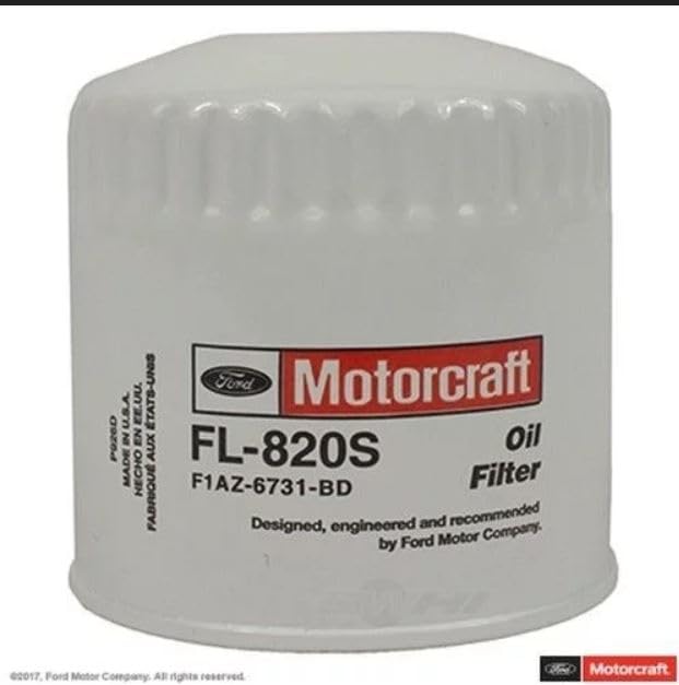 Ford motorcraft oil filter fl820s oem f1az6731bd