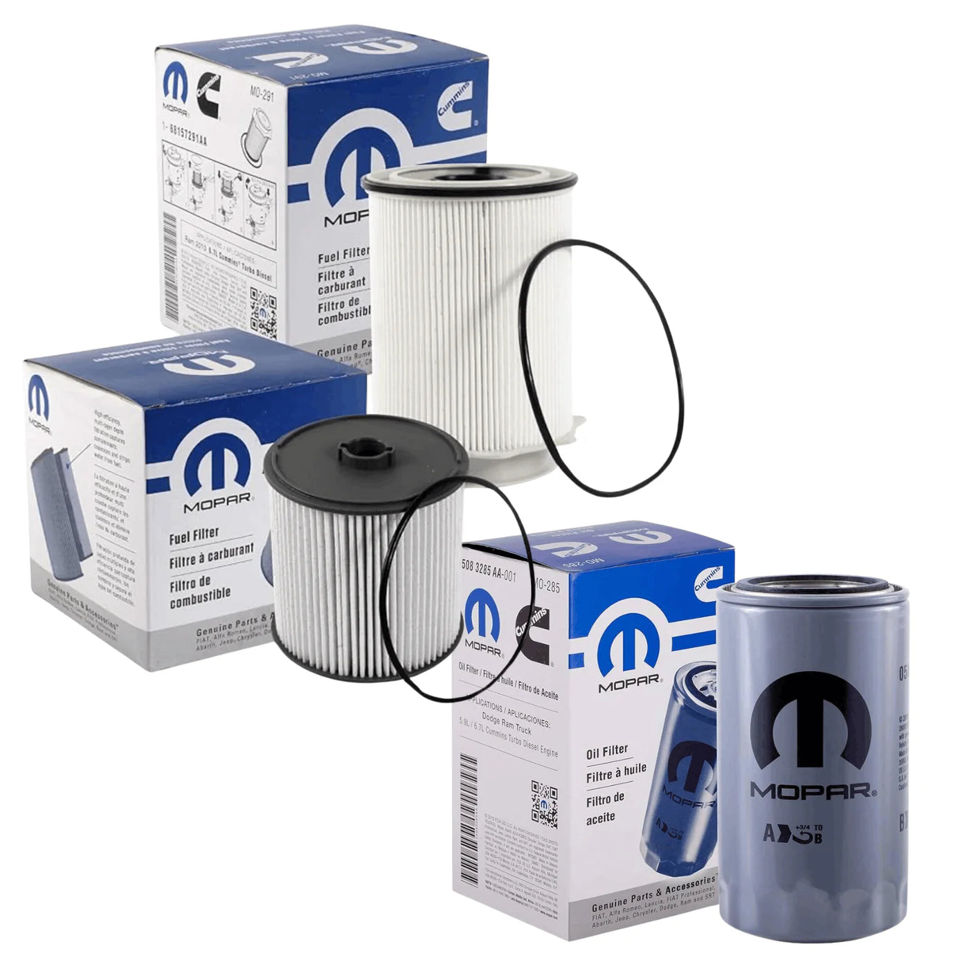 Mopar fuel filter for 6.7 Cummins 68157291AA, 5083285AA, 68436631AA