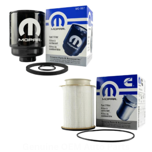 Mopar Fuel Filter OEM 68197867AB, 68157291AA Water Separator Kit 2013-2018 Dodge RAM 6.7L Cummins