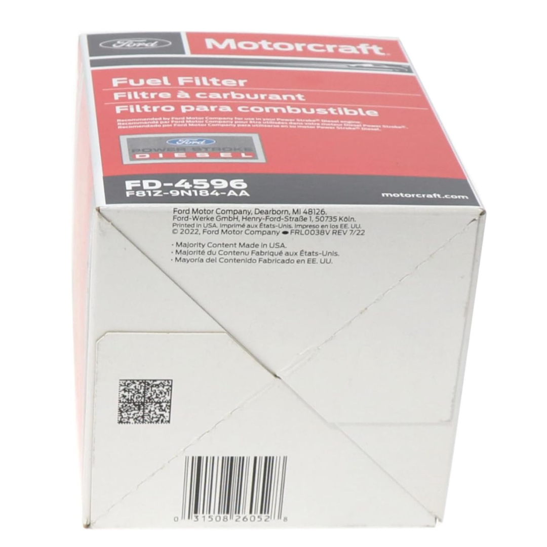 Ford Motorcraft Fuel Filter For 7.3L Powerstroke Diesel – F81Z-9N184-AA, F250/F350/F450/F550