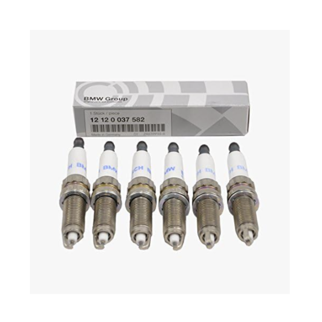 BMW Spark Plugs Plug Set High Power Genuine Original 12120037582 (6pcs)