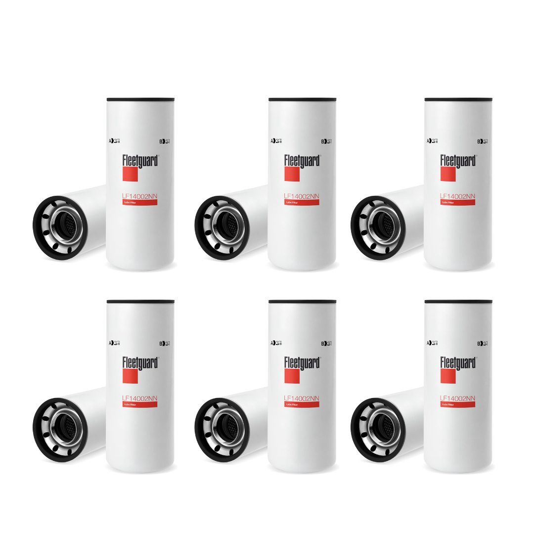 Fleetguard LF14002NN Nanonet Lube Oil Filter (Pack of 6)