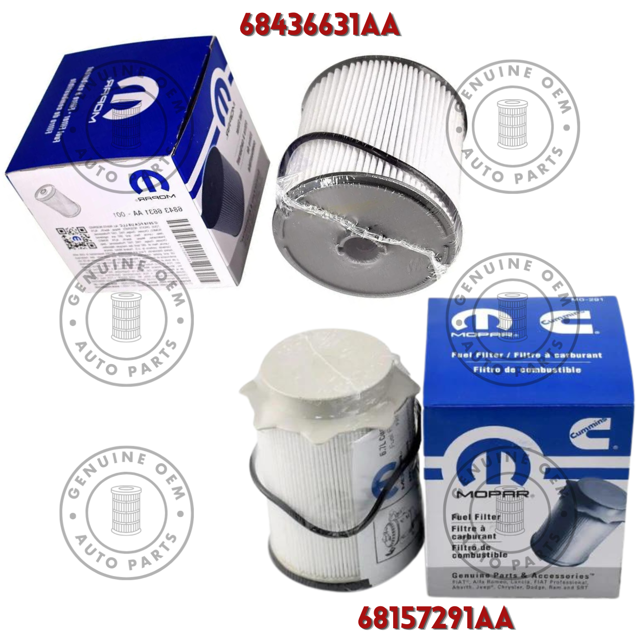 Mopar fuel filter kit OEM 