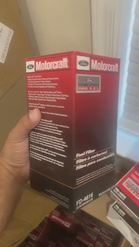 Unboxing video of motorcraft fd 4616 fuel filter OEM 