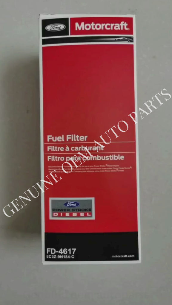 Motorcraft fd 4617 fuel filter OEM unboxing video American made auto parts