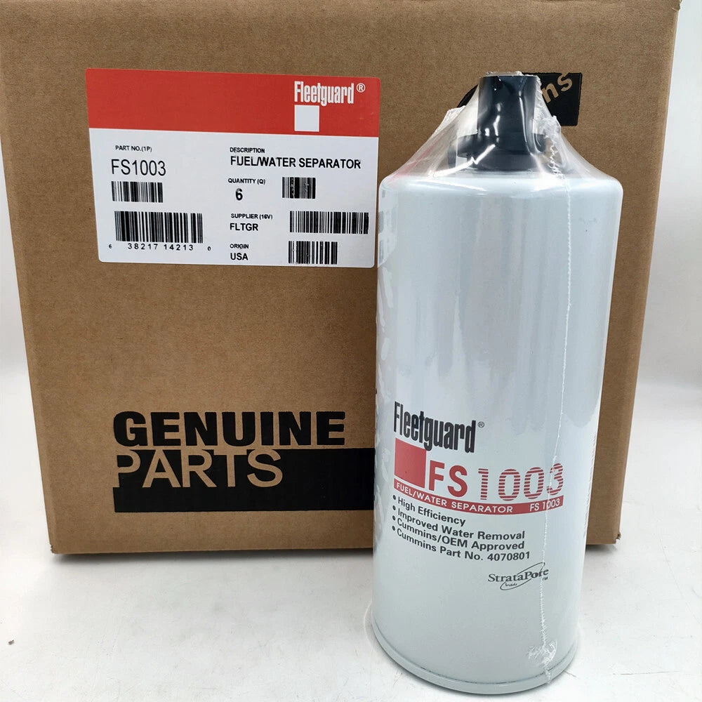 Fleetguard  FS1003 Fuel Water Separator (Pack of 6)