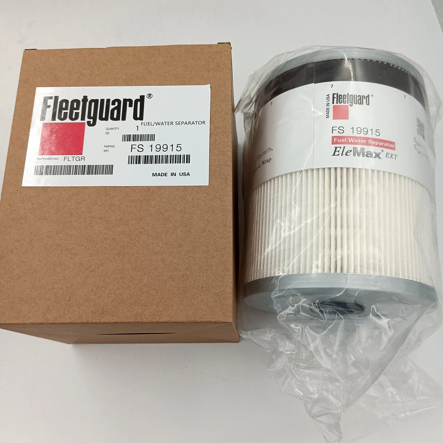 FS19915 Cross Reference Fleetguard Water Separator Fuel Filter (Pack of 6)