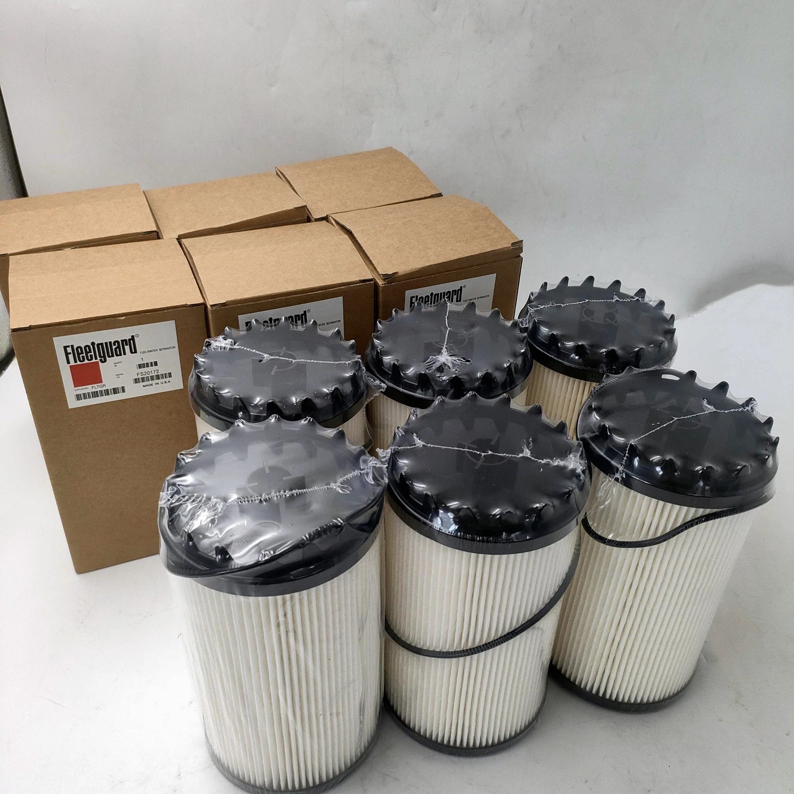 Fs20182 Fleetguard FS20172 Fuel Water Separator Cartridge Filter (Pack of 6 ...