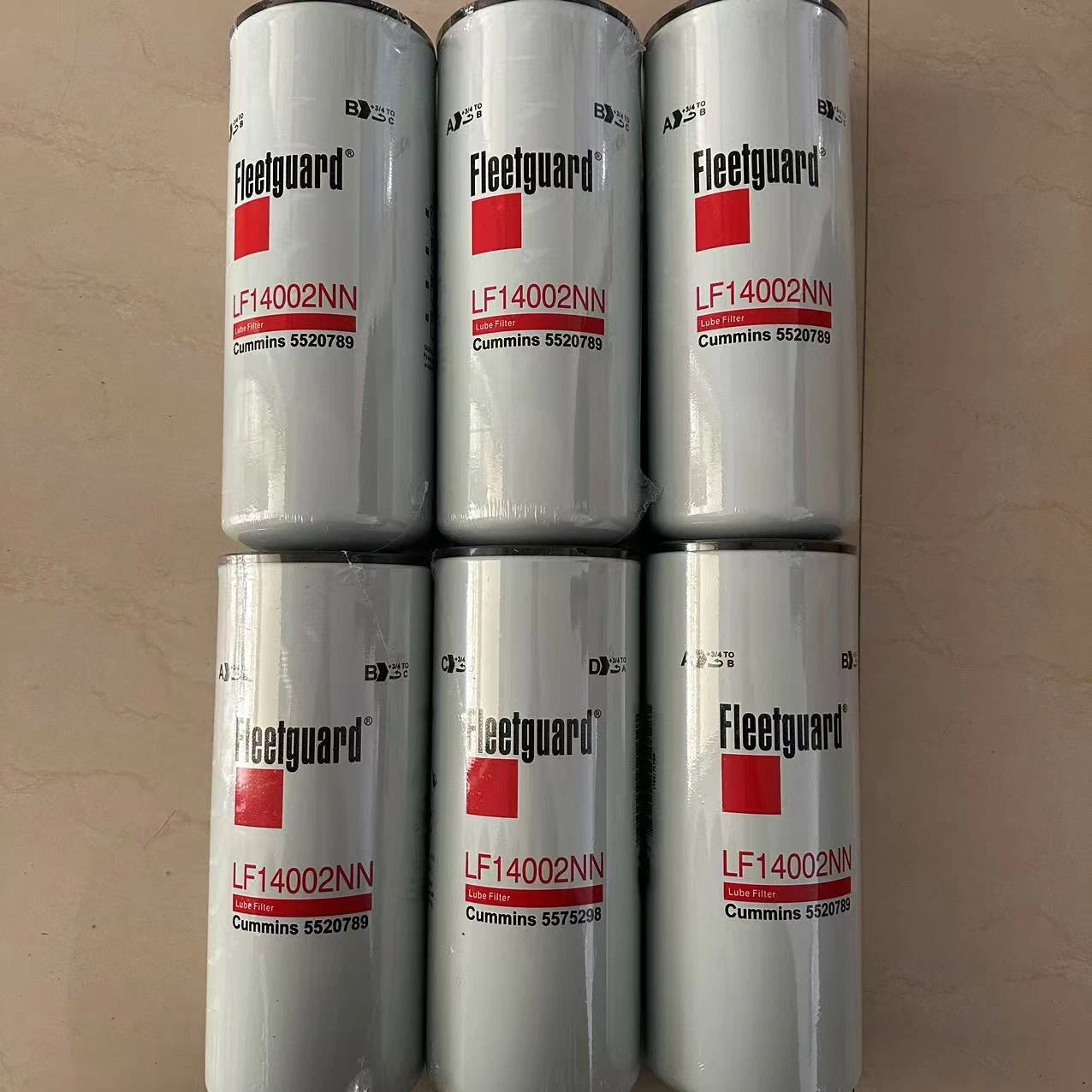 Fleetguard LF14002NN Nanonet Lube Oil Filter (Pack of 6)