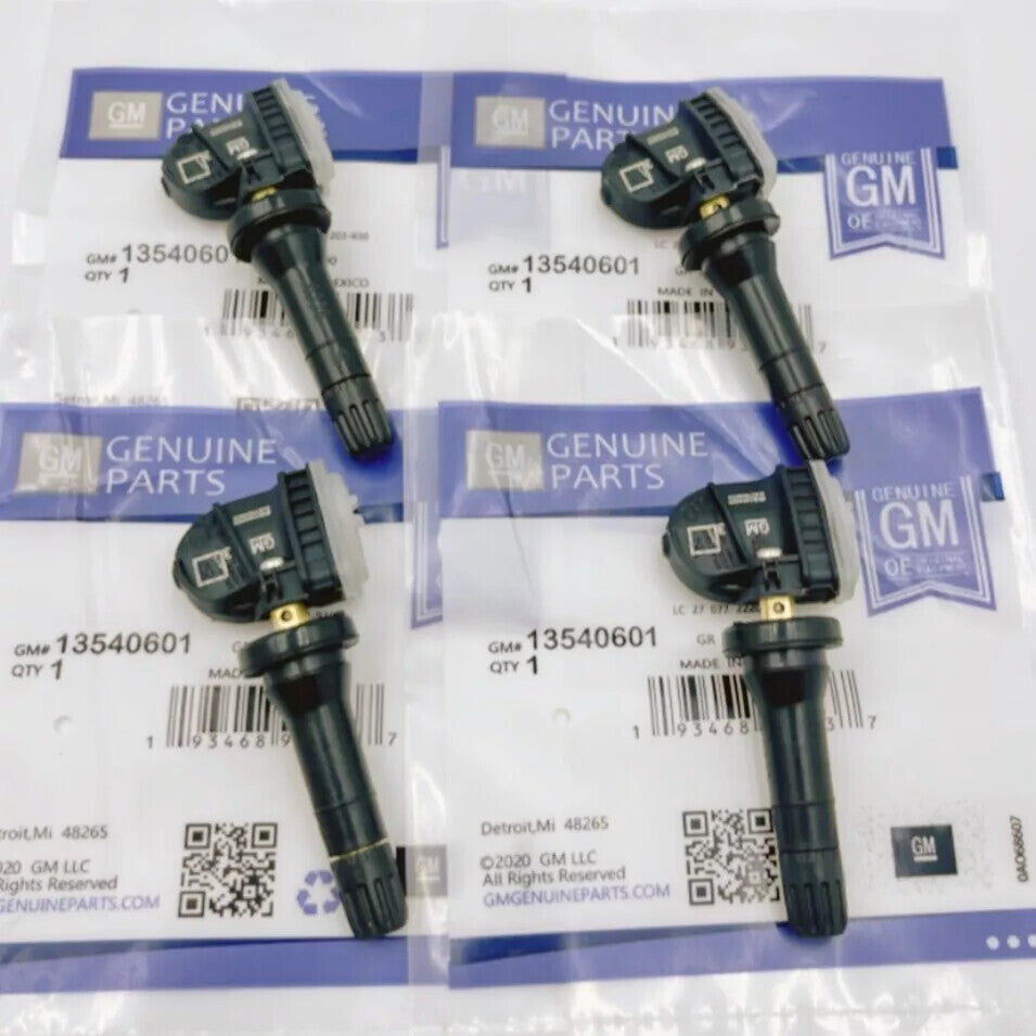 GM 13540601 AC Delco Tire Pressure Sensor TPMS For Chevy Silverado (Pack of 4)