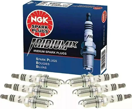 NGK Iridium Spark Plugs 6619 LFR6AIX11 (6 pcs)